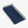 Leinenserviette Bayonne Blau/Weiß 50 x 50 cm