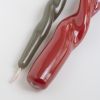 Lackkerzen Twist 24 cm Ø 2,2 cm Dunkelrot 4er-Set - 2