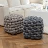 Samtpouf Knot Beige - 4