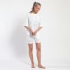 Sunday in Bed X Torquato Pyjamashorts Terry Weiß S - 3
